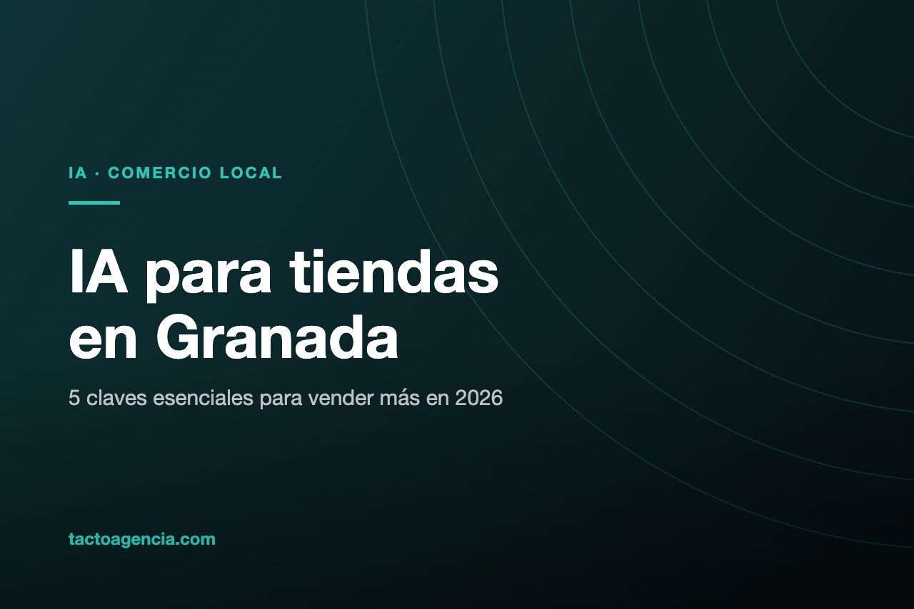 IA para tiendas en Granada gestionando pedidos, stock y clientes de un comercio local